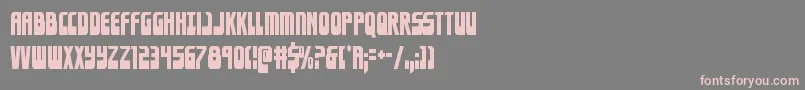 Eldebarancond Font – Pink Fonts on Gray Background
