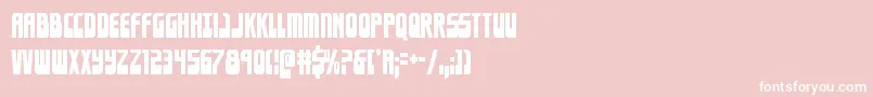 Eldebarancond Font – White Fonts on Pink Background