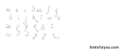 BilboHandFine Font