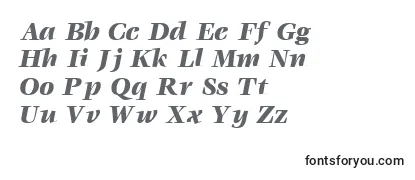 VoraceblacksskItalic Font