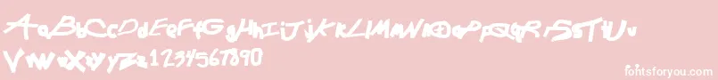 More about ChunkmuffinHeavy Font ChunkmuffinHeavy Font – White Fonts on Pink Background