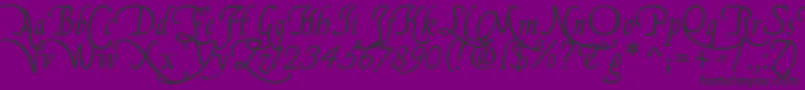 FranciscoLucasBriosaRegular Font – Black Fonts on Purple Background