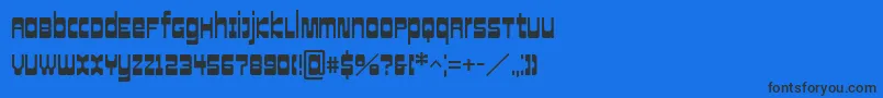 CowboyHippiePro-fontti – mustat fontit sinisellä taustalla