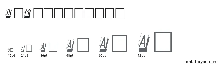 sizes of dgmastercard font, dgmastercard sizes