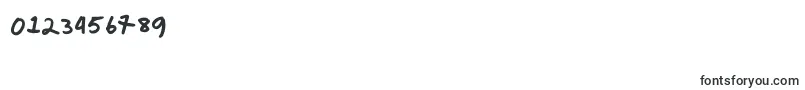 MalcolmsHandwriting Font – Fonts for Numbers and Digits