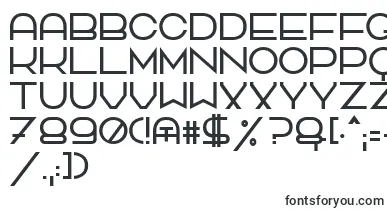  TpfQuackery font