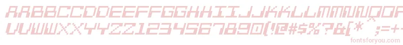 Police PixelCalculonItalic – polices roses