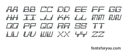 PixelCalculonItalic-fontti