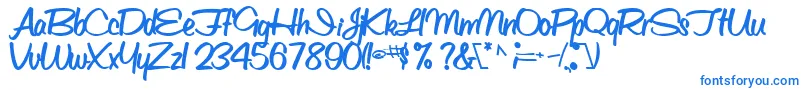 ObettescriptsskBold Font – Blue Fonts