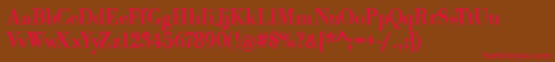 Scridb Font – Red Fonts on Brown Background