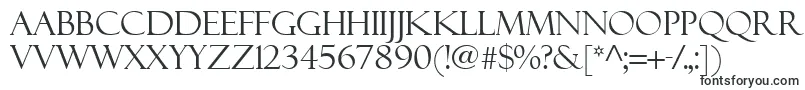 Шрифт FelixTitling – вытянутые шрифты
