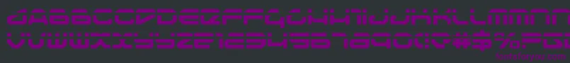 Travelerl Font – Purple Fonts on Black Background