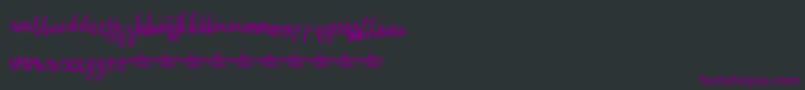 ChasingEmbersDemoVersion Font – Purple Fonts on Black Background