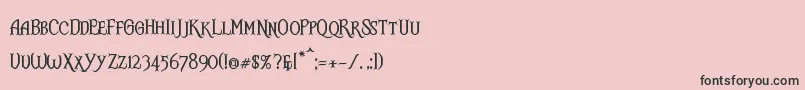 More about RmGinger Font RmGinger Font – Black Fonts on Pink Background