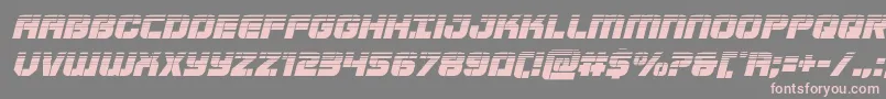 Supersubmarinehalfital Font – Pink Fonts on Gray Background