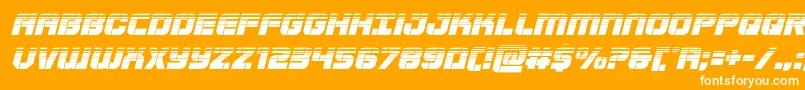 Supersubmarinehalfital Font – White Fonts on Orange Background