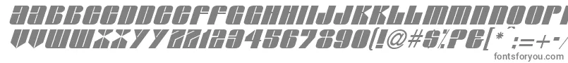 フォントElda – 白い背景に灰色の文字