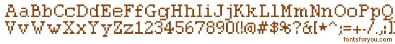 Pixolde Font – Brown Fonts on White Background