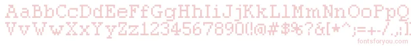 Pixolde Font – Pink Fonts on White Background