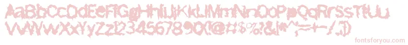 FreemasonBold Font – Pink Fonts on White Background
