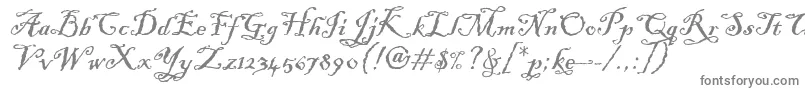 BlackadderItcTt-Schriftart – Graue Schriften