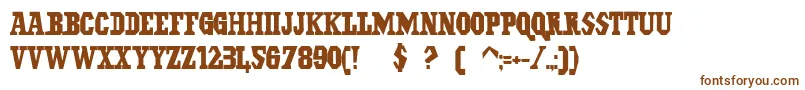 IlGrinta Font – Brown Fonts on White Background