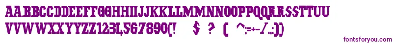 IlGrinta Font – Purple Fonts on White Background