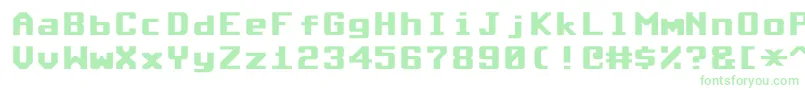 Fonte Commodore64Rounded – fontes verdes
