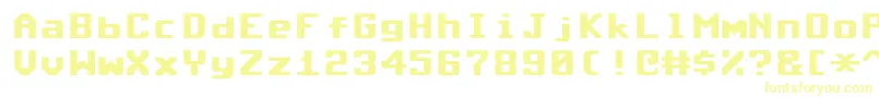 Fonte Commodore64Rounded – fontes amarelas