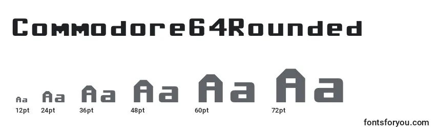 Размеры шрифта Commodore64Rounded
