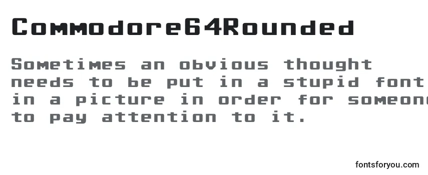 Commodore64Rounded Font