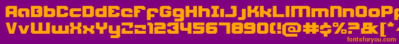 More about WeaponeerExpanded Font WeaponeerExpanded Font – Orange Fonts on Purple Background