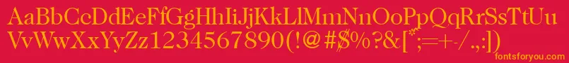 More about Caslon335Regular Font Caslon335Regular Font – Orange Fonts on Red Background