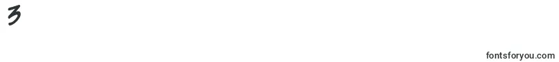 RooftopRun Font – Fonts for Digit 3