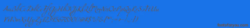 Подробнее о шрифте Miama Шрифт Miama – коричневые шрифты на синем фоне