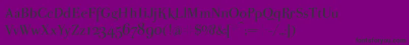 Swingingpetidoni Font – Black Fonts on Purple Background