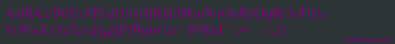 Swingingpetidoni Font – Purple Fonts on Black Background