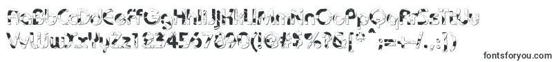 BaudotShatterDb-fontti – Otsikkofontit