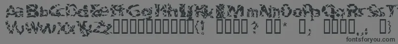 Шрифт Bitched – чёрные шрифты на сером фоне