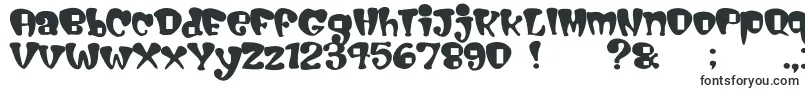 Шрифт Cigarstore – чёрные шрифты на белом фоне