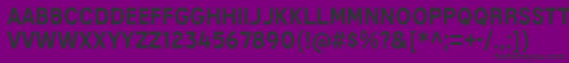 MixolydianTitlingRg-Schriftart – Schwarze Schriften auf violettem Hintergrund