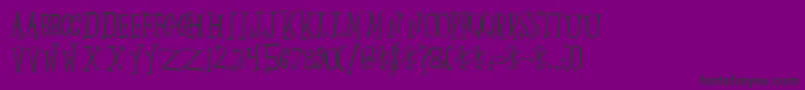 Lisätietoja Slump-fontista Slump-fontti – mustat fontit violetilla taustalla