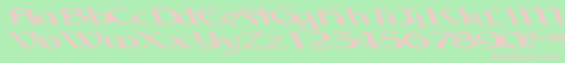 BrainchildfontRegularTtext Font – Pink Fonts on Green Background