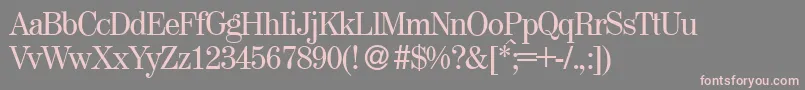 MaptypeRegular Font – Pink Fonts on Gray Background