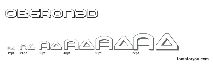 Oberon3D Font Sizes