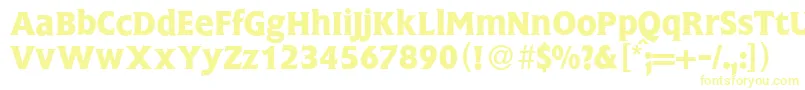 FlemingBold Font – Yellow Fonts