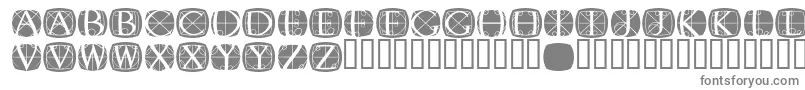 フォントRodgaueroneroundMedium – 白い背景に灰色の文字