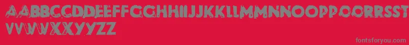Riot Font – Gray Fonts on Red Background
