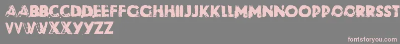 Riot Font – Pink Fonts on Gray Background