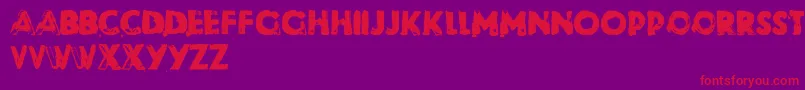 fuente Riot – Fuentes Rojas Sobre Fondo Morado